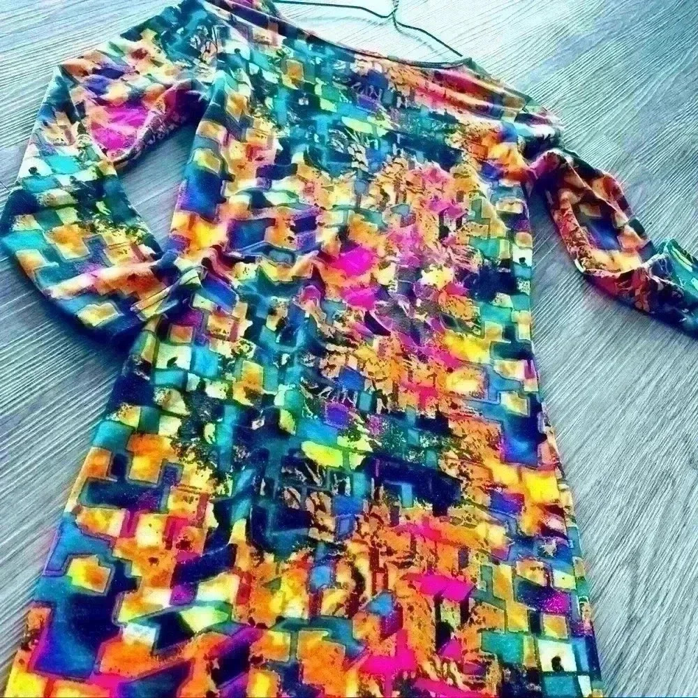 Seduction  Multicolour Bodycon Dress